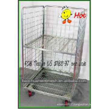 galvanized folding storage cages